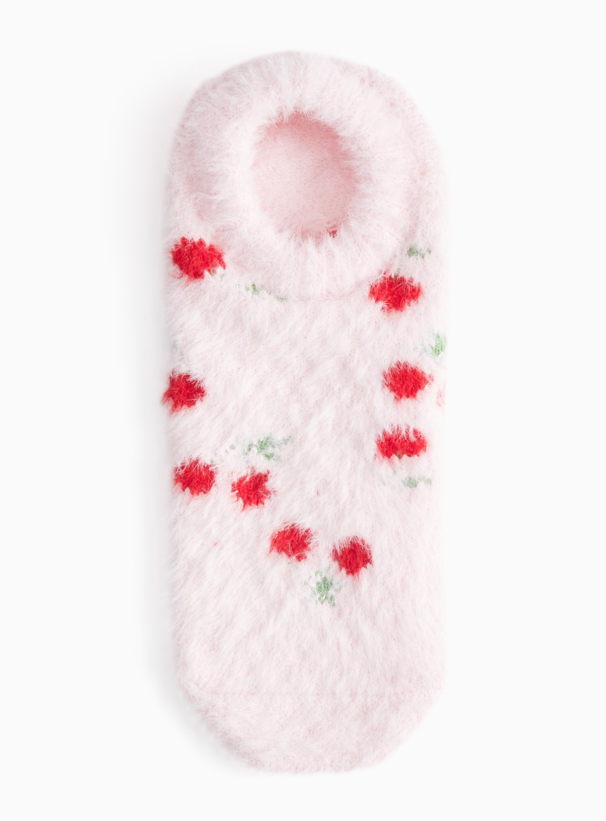 Cherry Fleece Footsie Socks 4-8 - Image 1 thumbnail