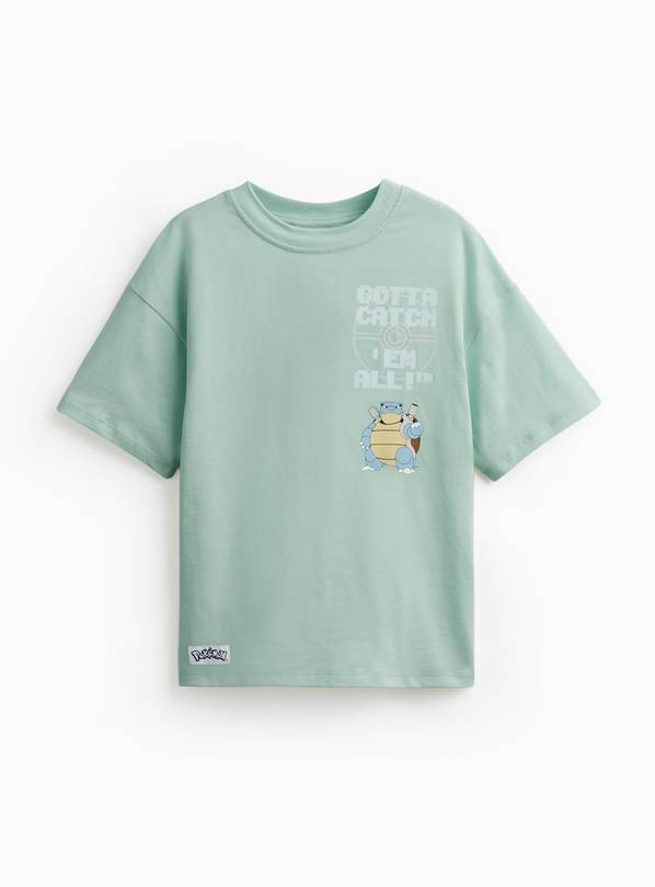 Green Pokemon Blastoise Graphic T-Shirt 10 years