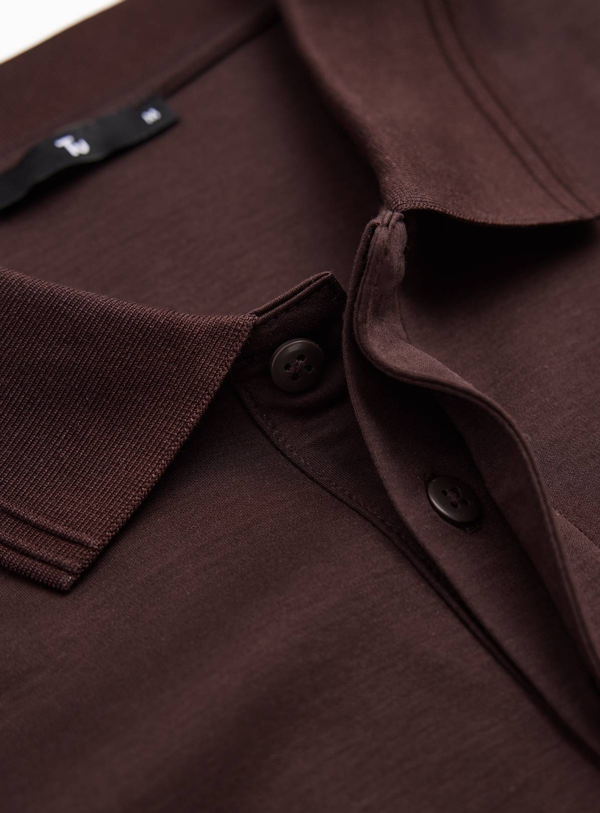 Brown Supima Cotton Polo Shirt XXL - Image 4