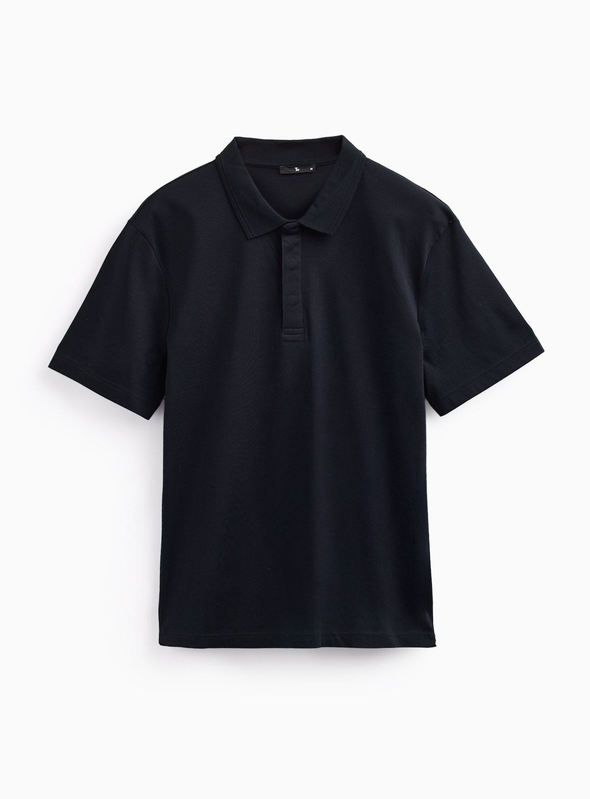 Black Pure Supima Cotton Polo Shirt XXXL - Image 3 thumbnail