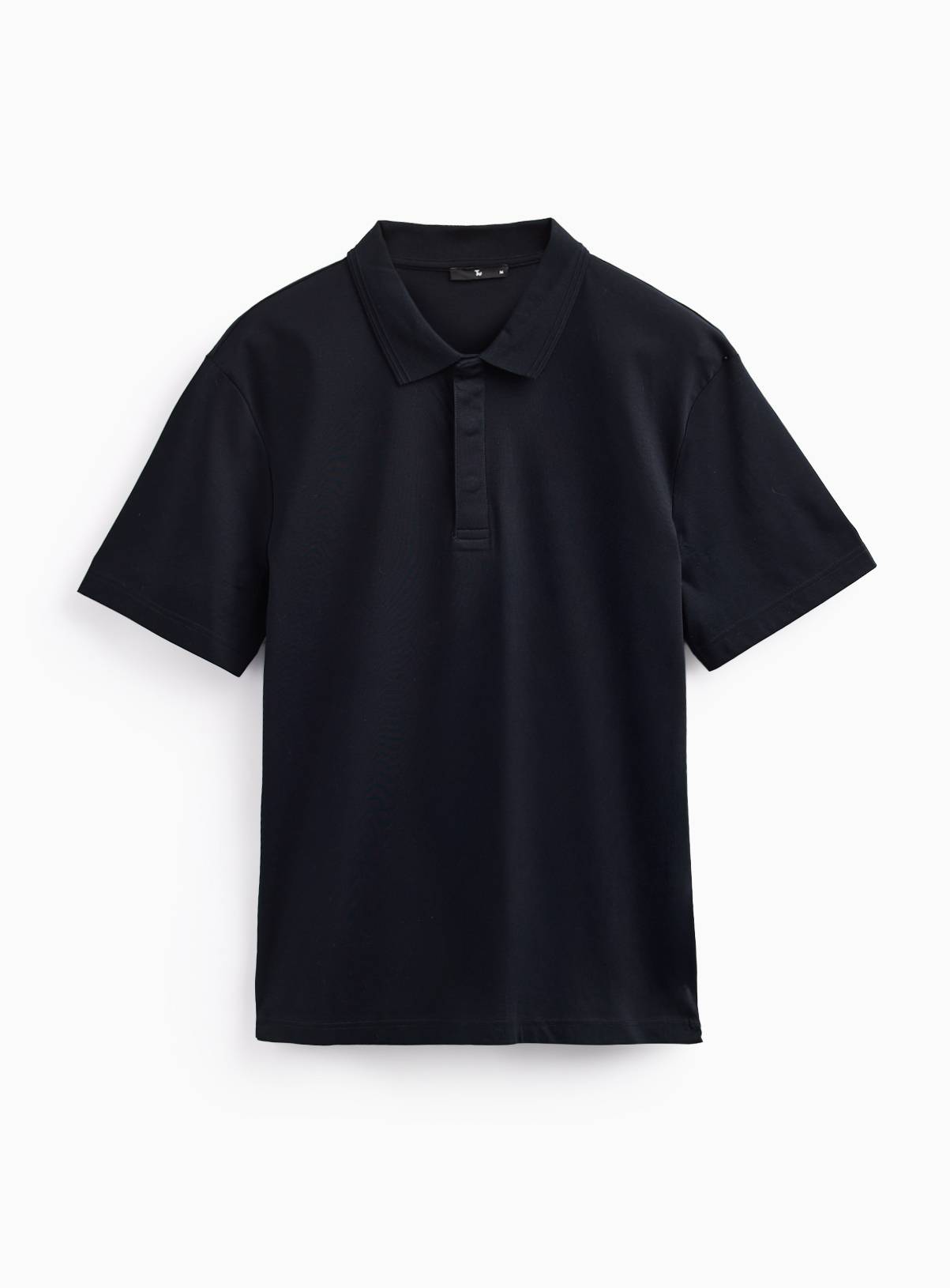 Black Pure Supima Cotton Polo Shirt XXXL - Image 3