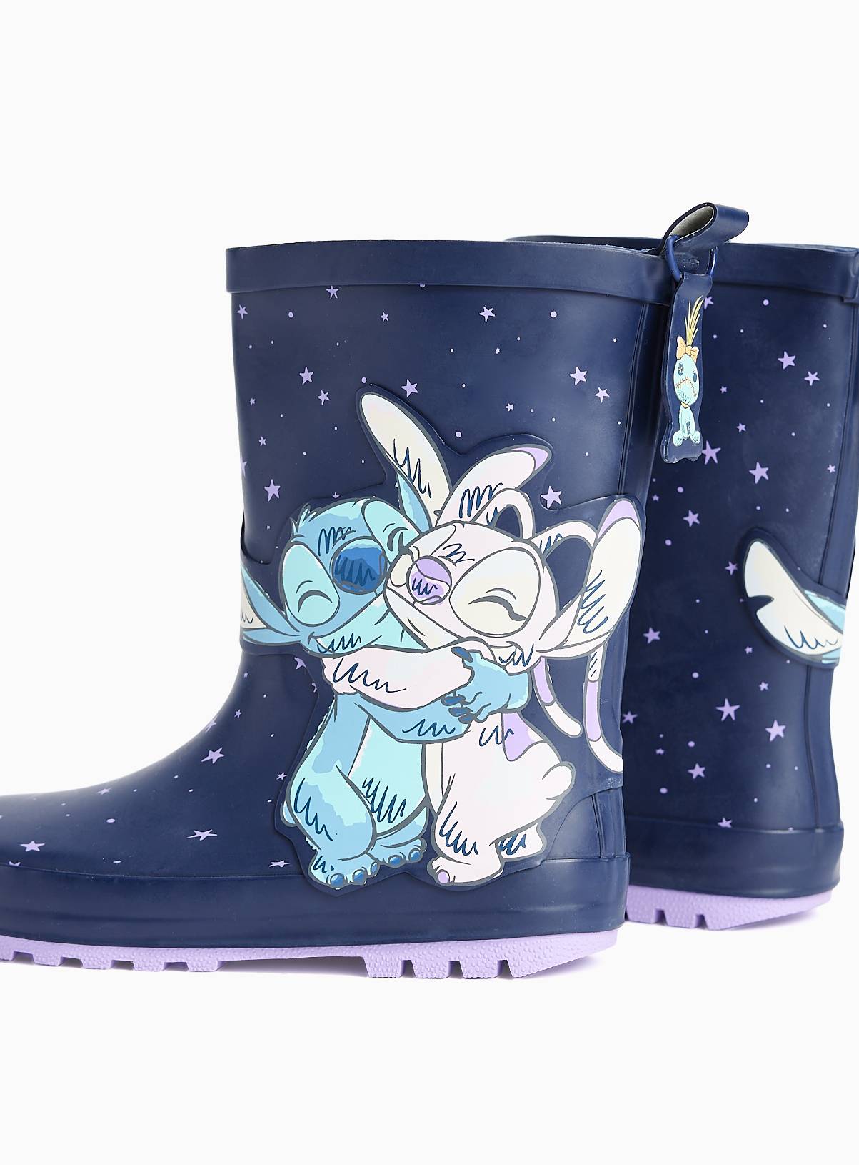 Navy Disney Stitch Wellies 8 Infant - Image 3