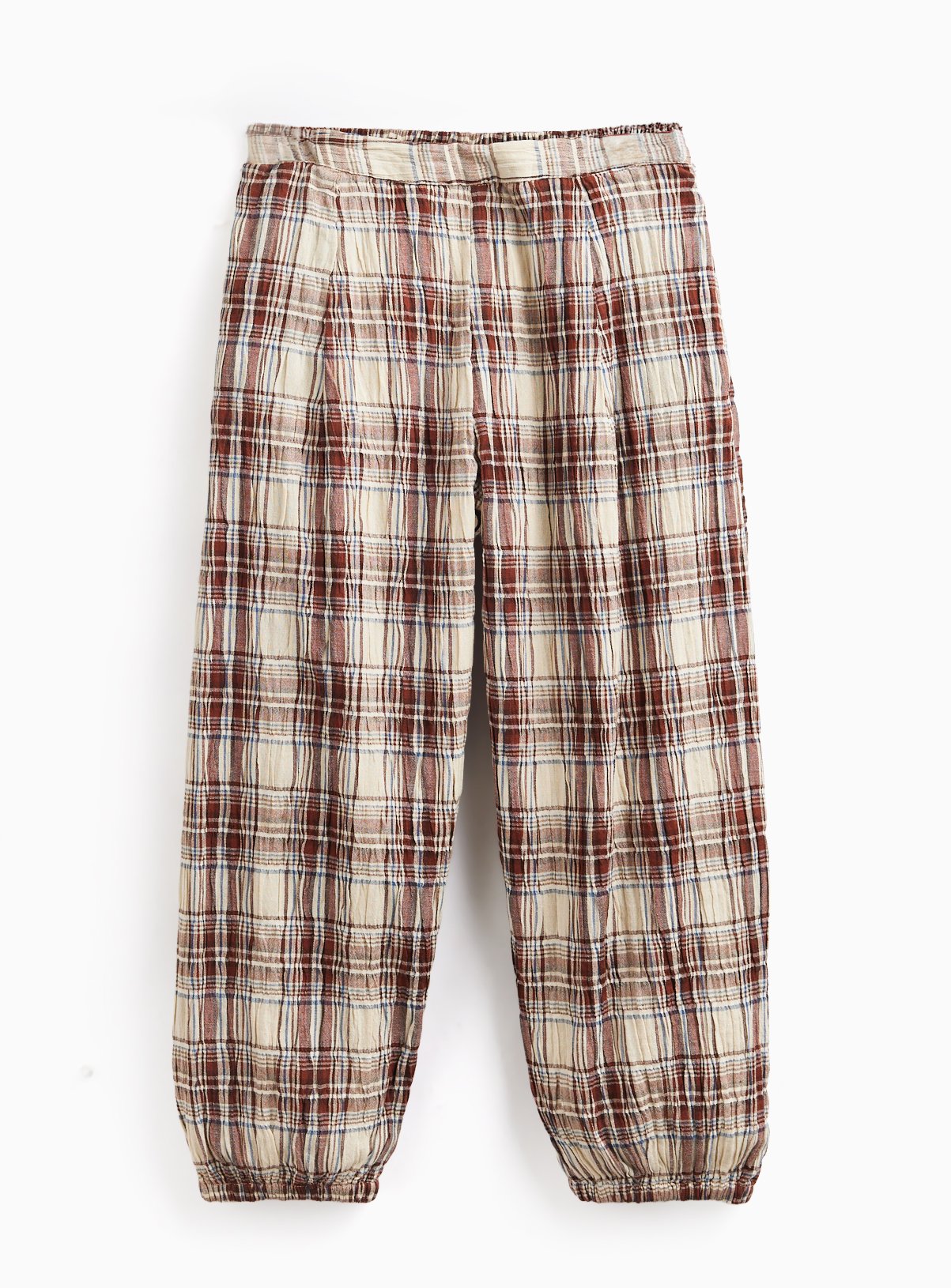 Woven Balloon Check Trousers 10 years - Image 1 thumbnail