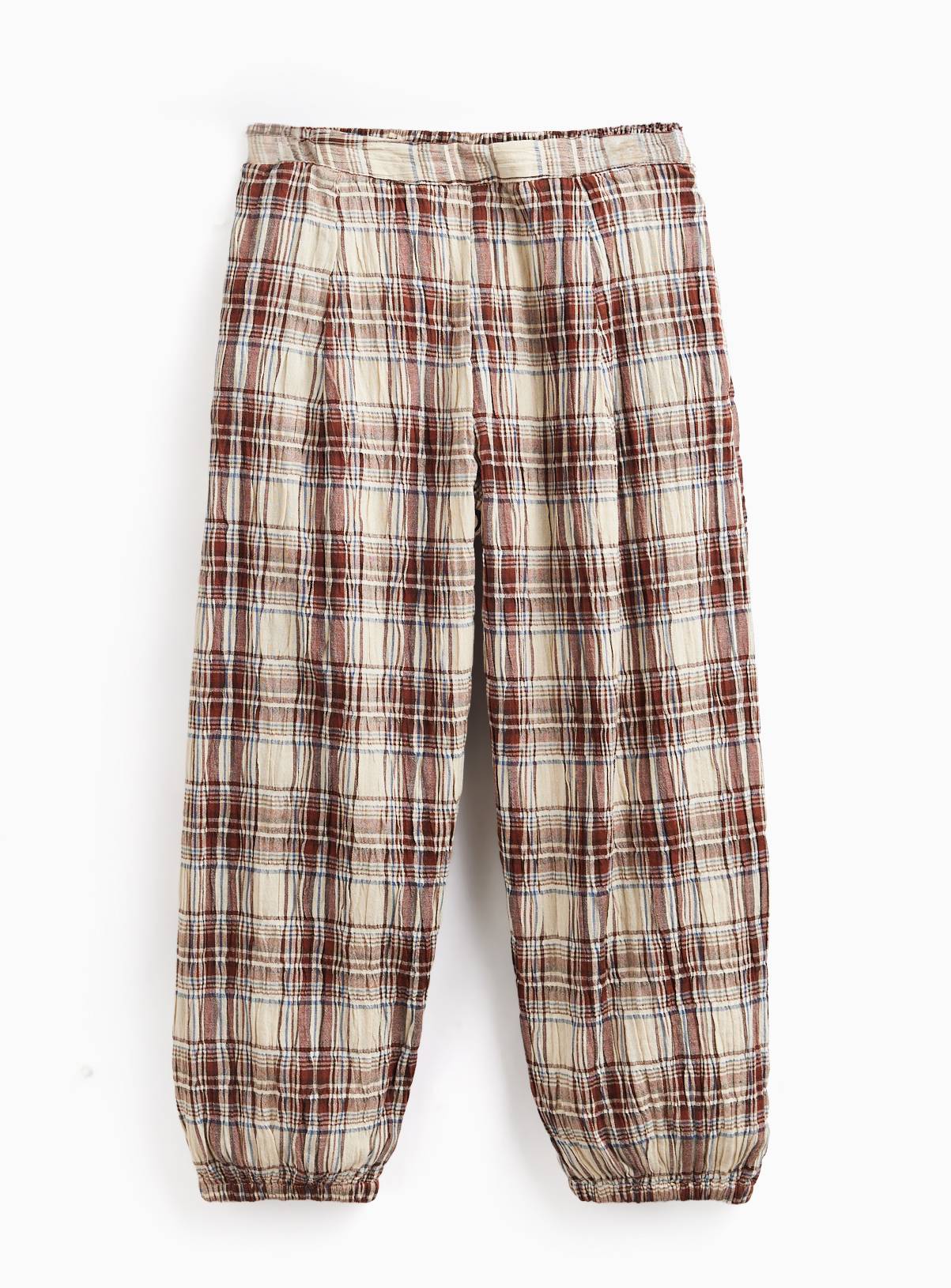 Woven Balloon Check Trousers 10 years - Image 1