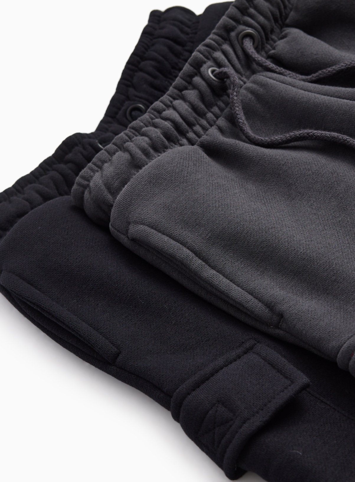 Black Cargo Joggers 2 Pack 2-3 years - Image 2 thumbnail