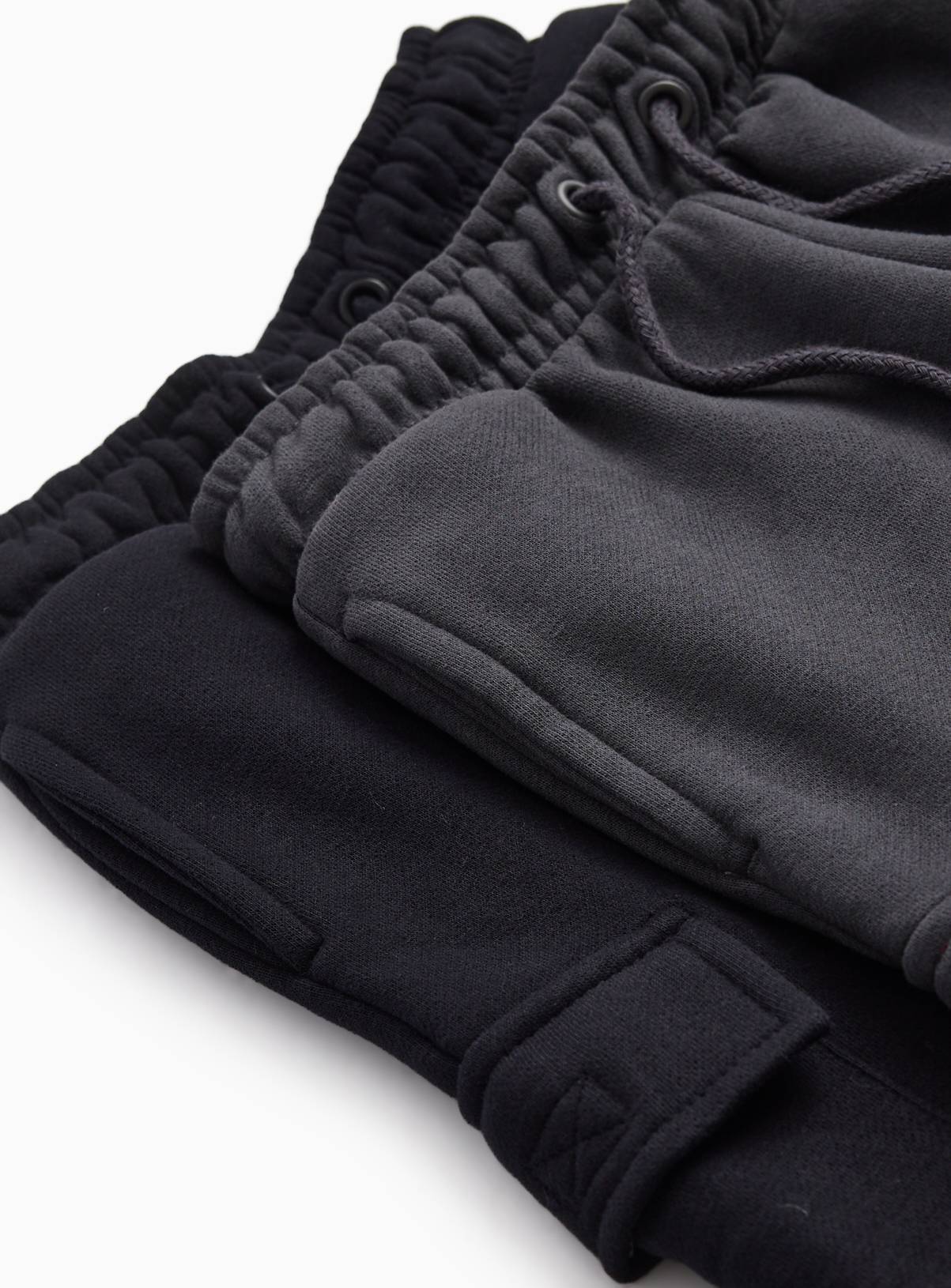 Black Cargo Joggers 2 Pack 2-3 years - Image 2