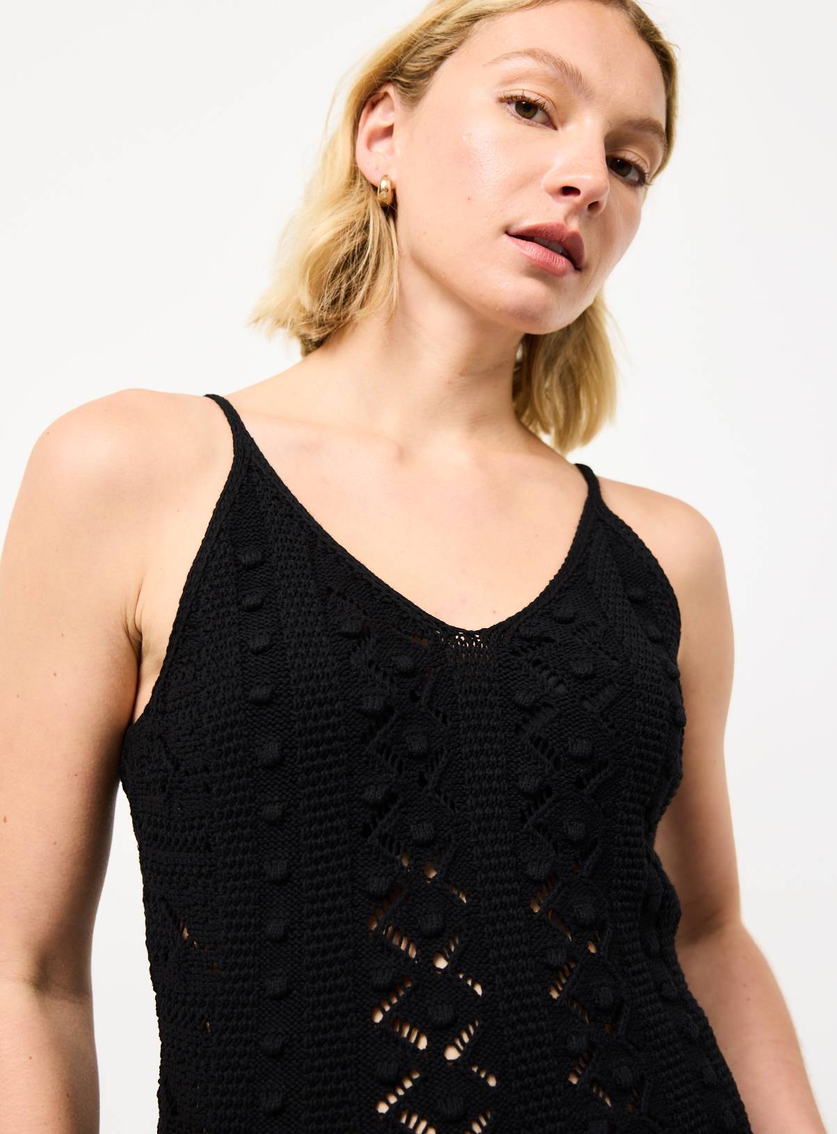 Black Bobble Detail Midi Beach Dress 20 - Image 2