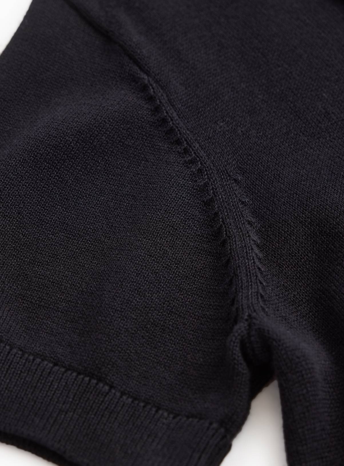 Black Knitted Polo 13 years - Image 3