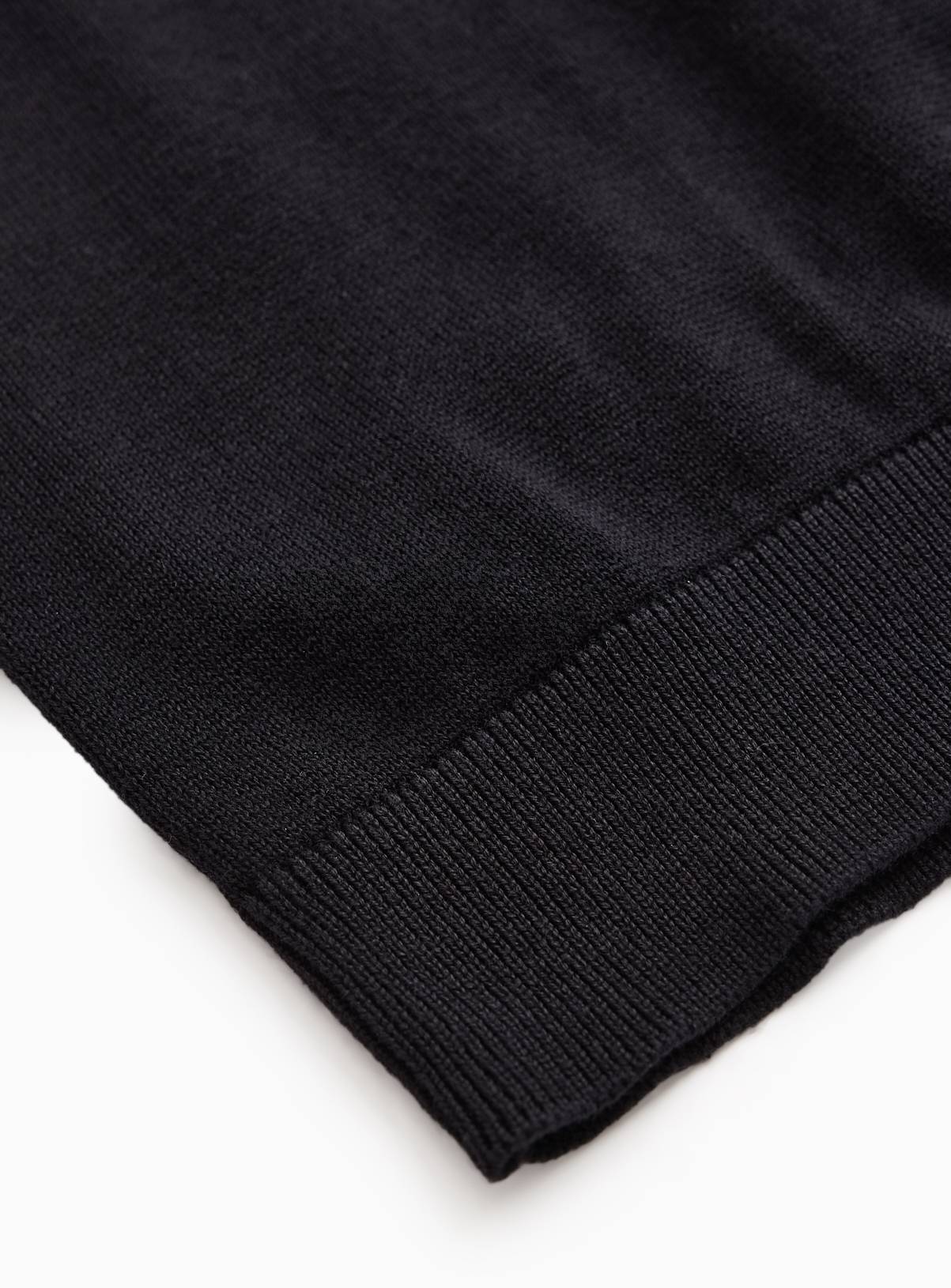 Black Knitted Polo 13 years - Image 4