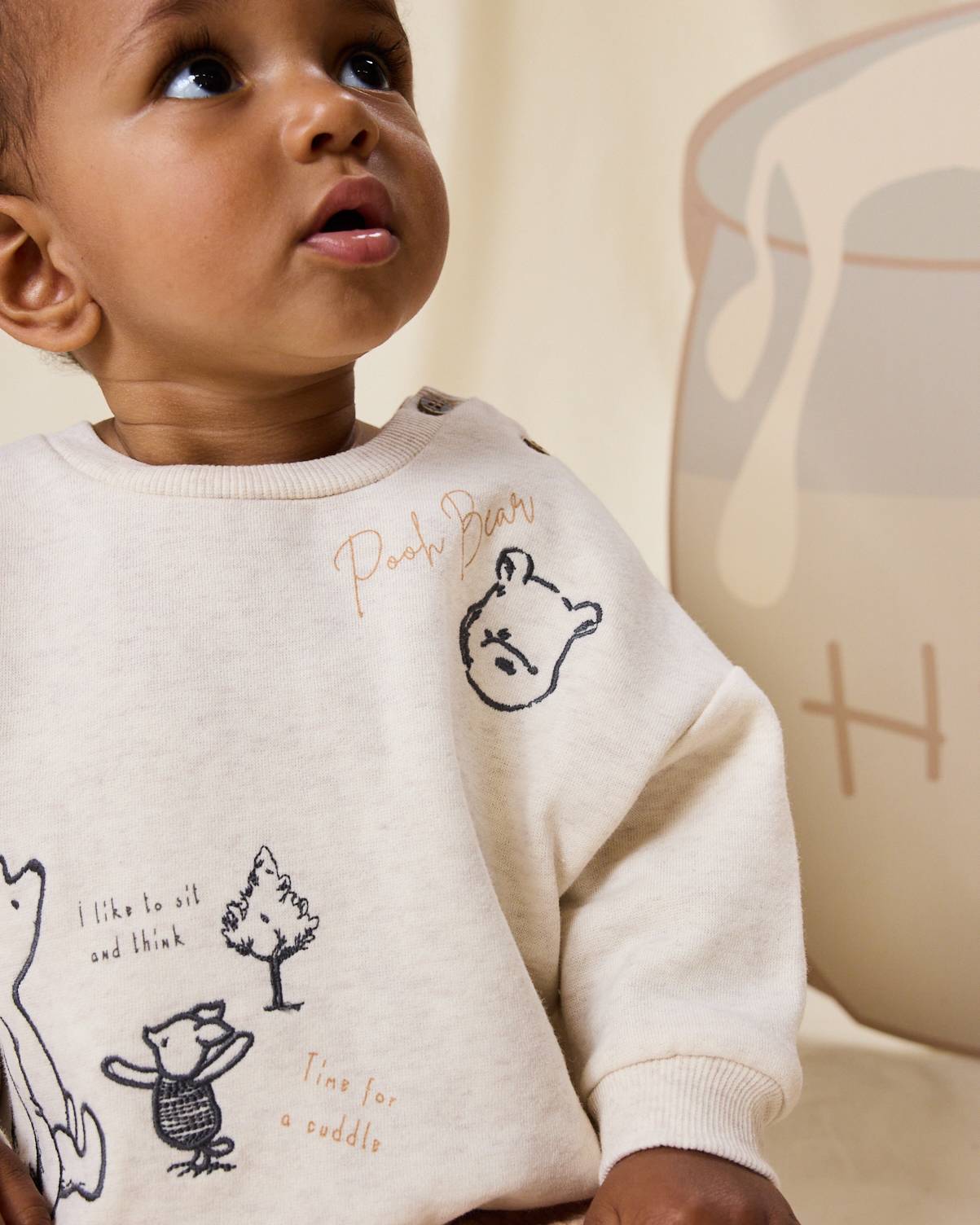 Winnie The Pooh Sweat Top and Bottoms 12-18 months - Image 2