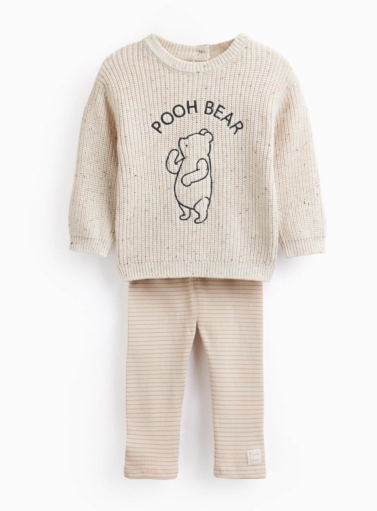 Winnie the Pooh Ribbed Outfit Set 6-9 months - Image 3 thumbnail