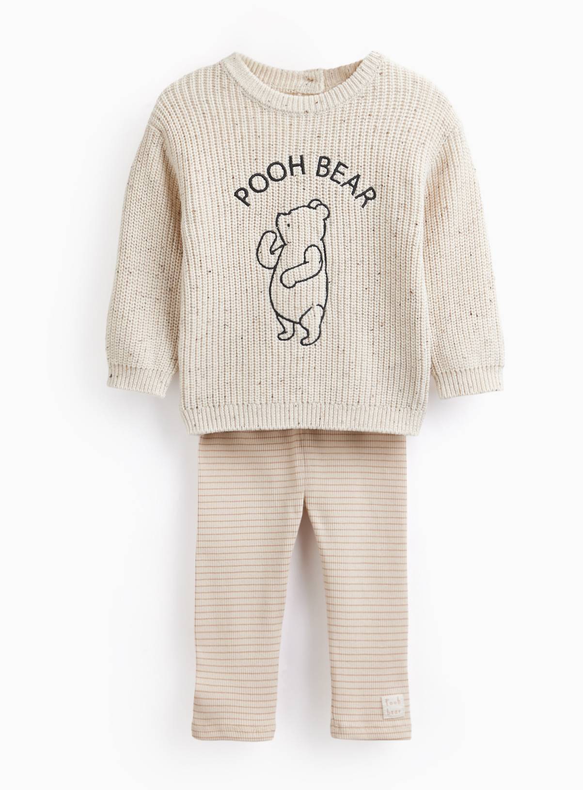 Winnie the Pooh Ribbed Outfit Set 6-9 months - Image 3