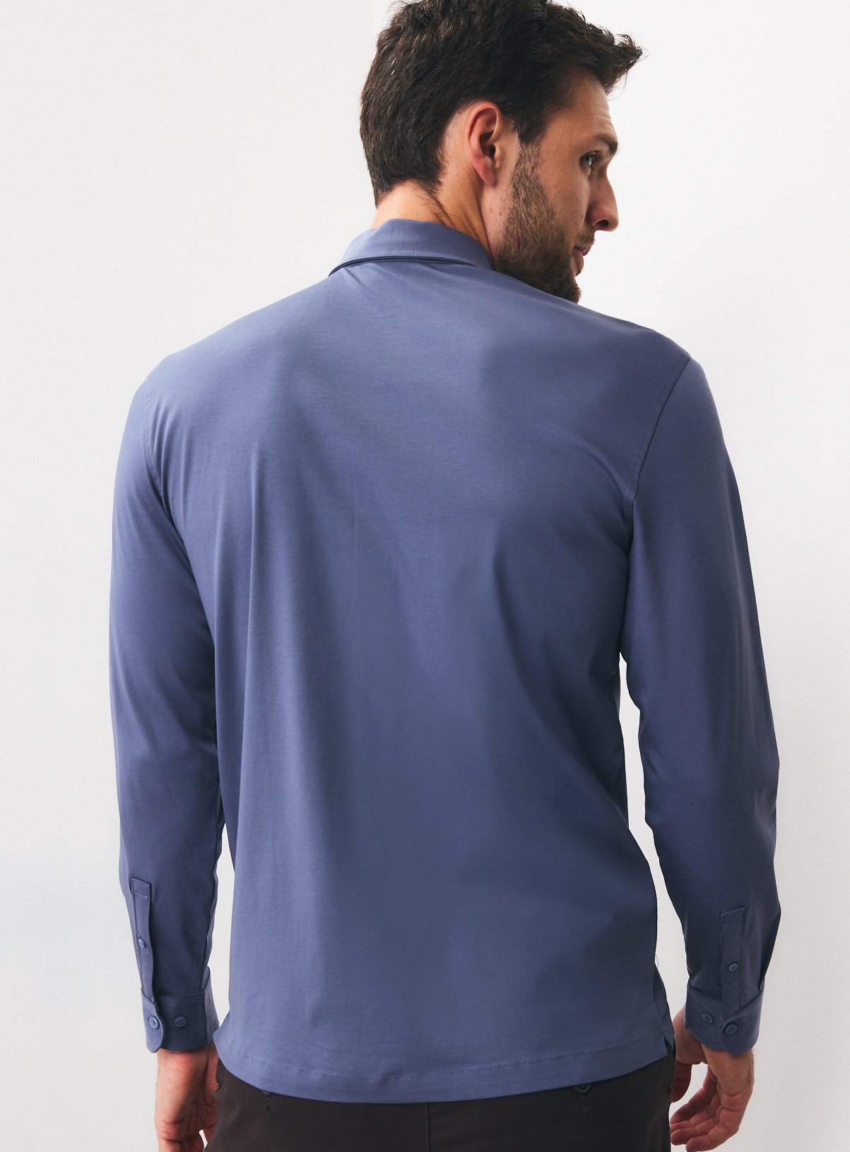 Blue Supima Shirt XXL - Image 5 thumbnail