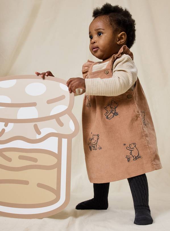 Tawny Birch Pinafore Dress Set 3-6 months