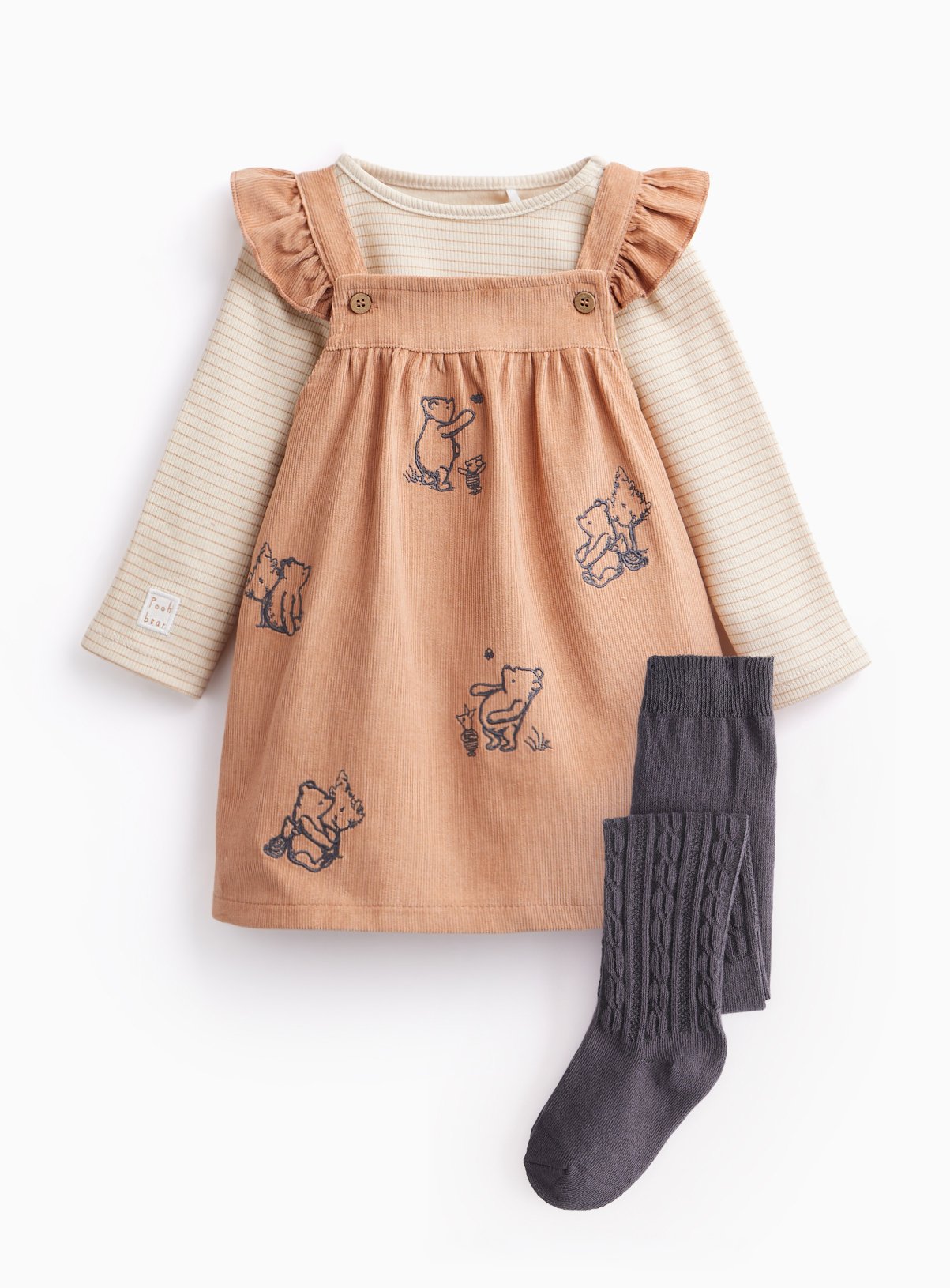 Tawny Birch Pinafore Dress Set 9-12 months - Image 3 thumbnail