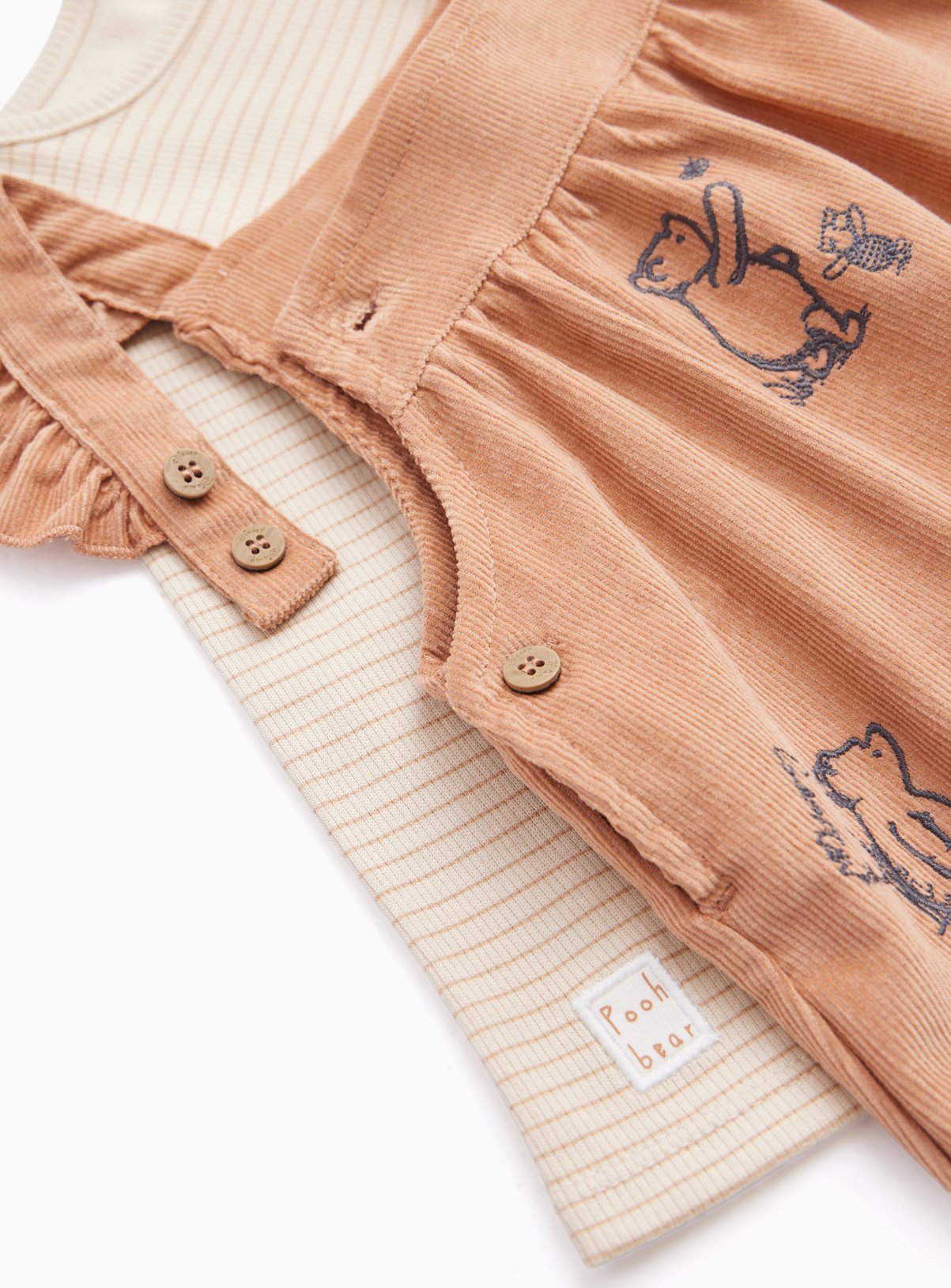 Tawny Birch Pinafore Dress Set 9-12 months - Image 4 thumbnail
