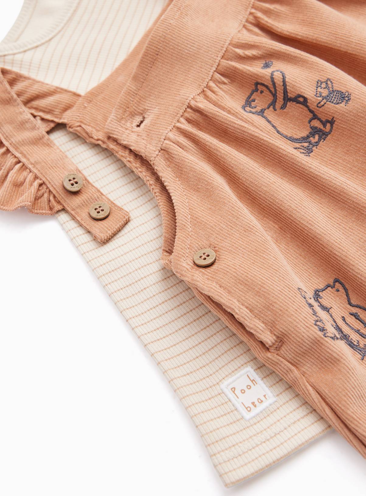 Tawny Birch Pinafore Dress Set 9-12 months - Image 4