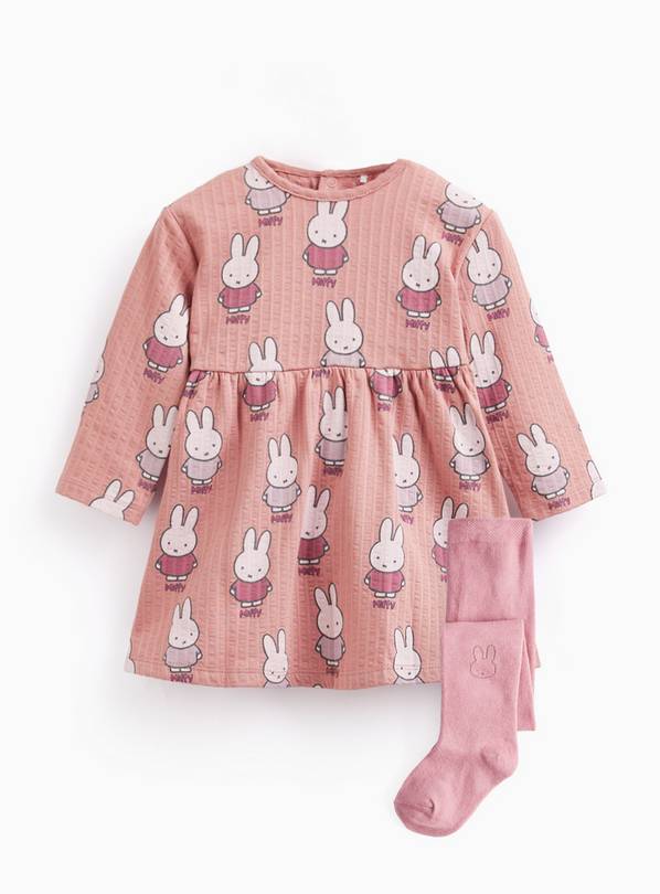 Miffy Dress and Tights Set 12-18 months