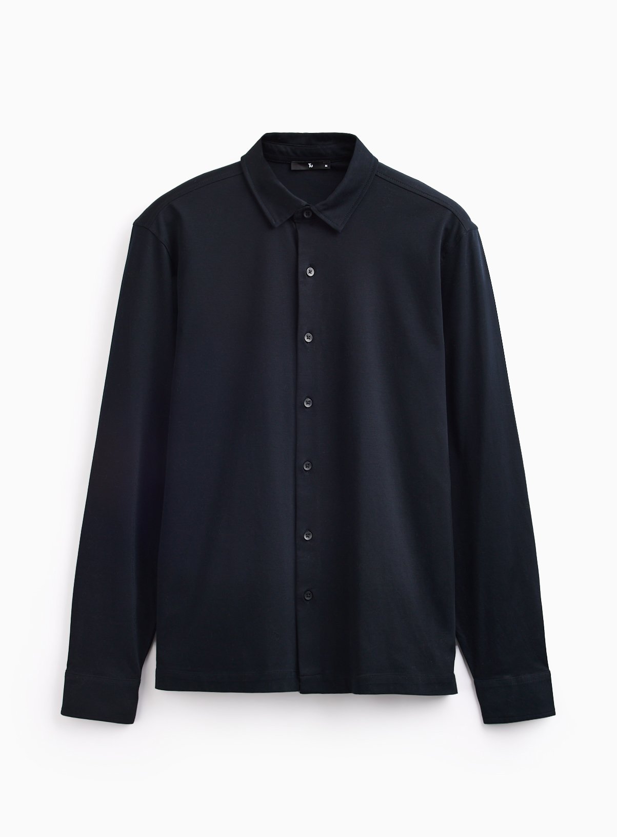 Black Supima Cotton Shirt S - Image 3 thumbnail