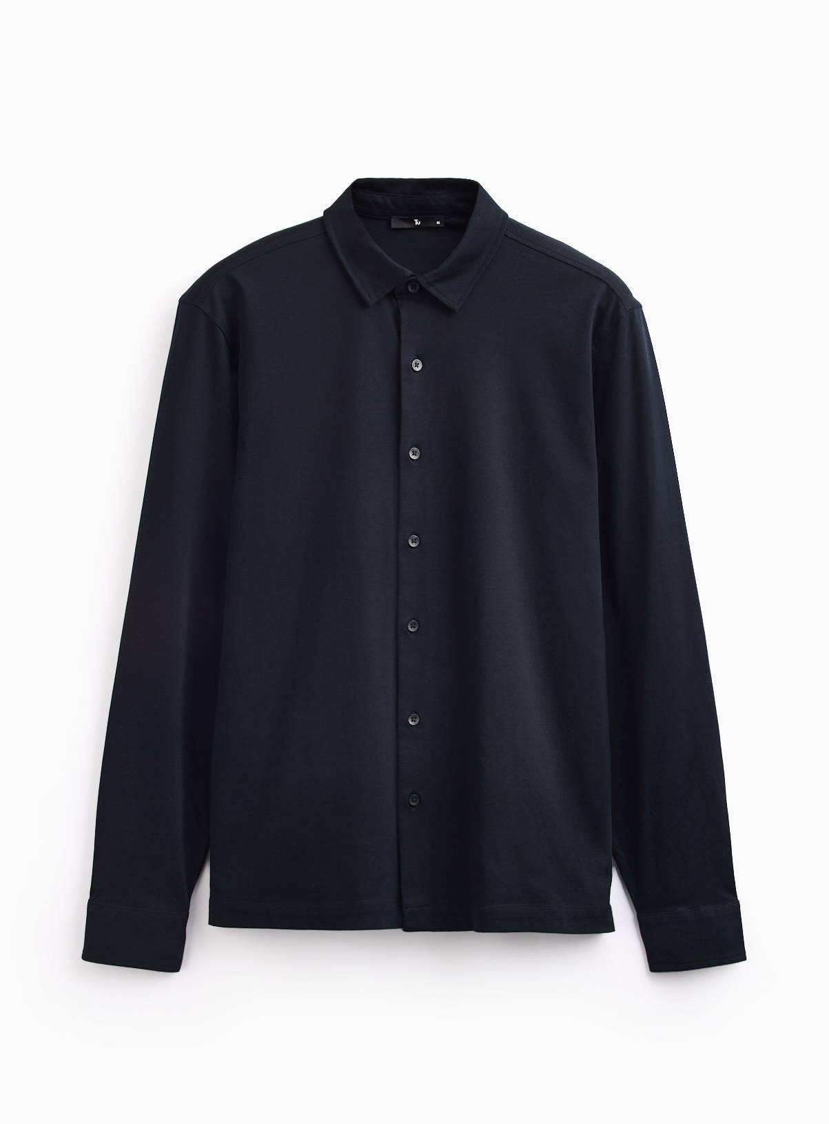 Black Supima Cotton Shirt S - Image 3