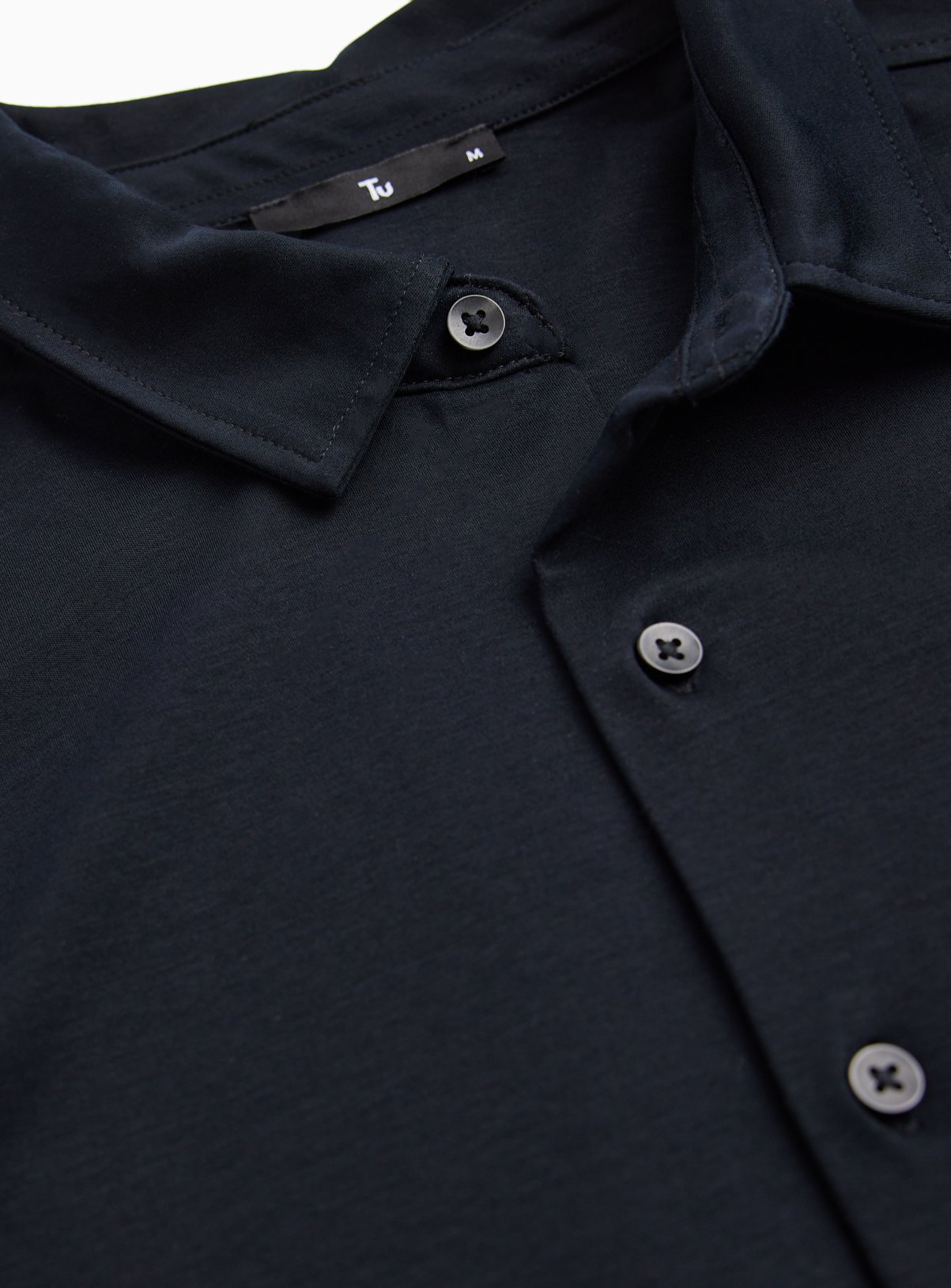 Black Supima Cotton Shirt S - Image 4 thumbnail