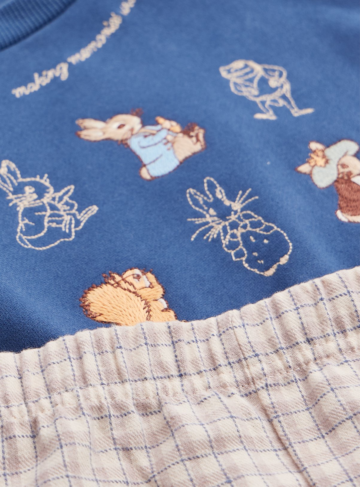 Beatrix Potter Christmas Woven & Sweat Pyjama Set 2-3 years - Image 2 thumbnail