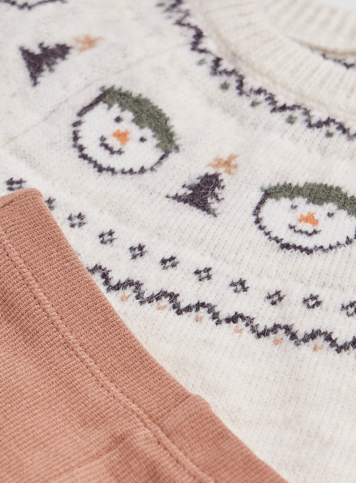 Christmas Snowman Jumper & Leggings Set 3-6 months - Image 2 thumbnail