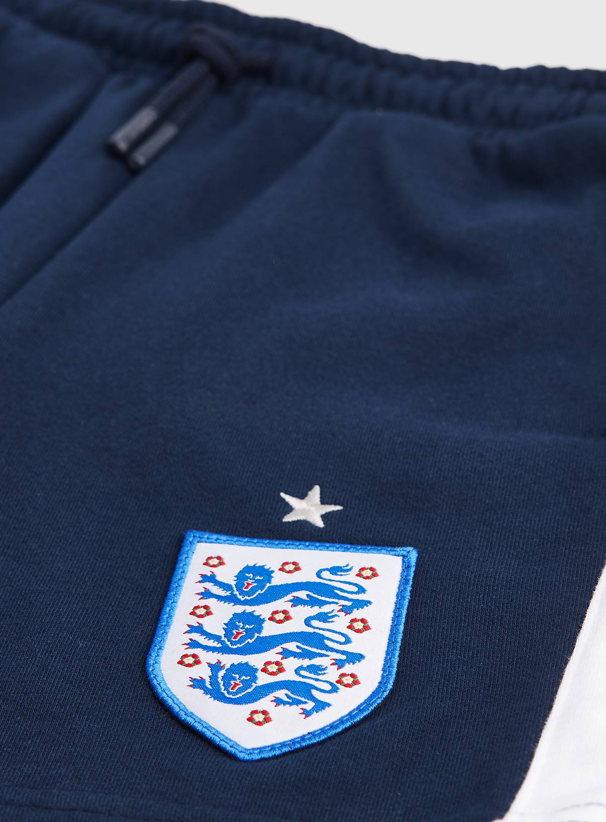 Navy Official F.A. England Football Shorts 12 years - Image 2