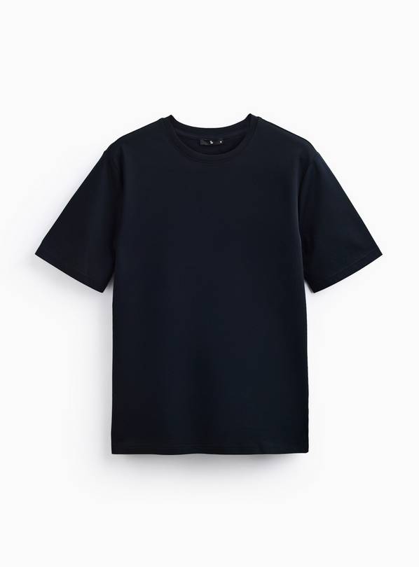 Black Supima Crew Neck T-Shirt S