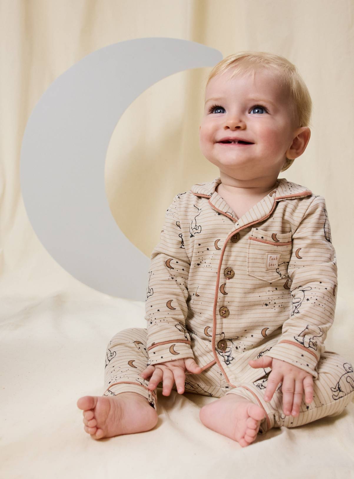 Bear Pyjama and Dressing Gown Set 18-24 months - Image 3
