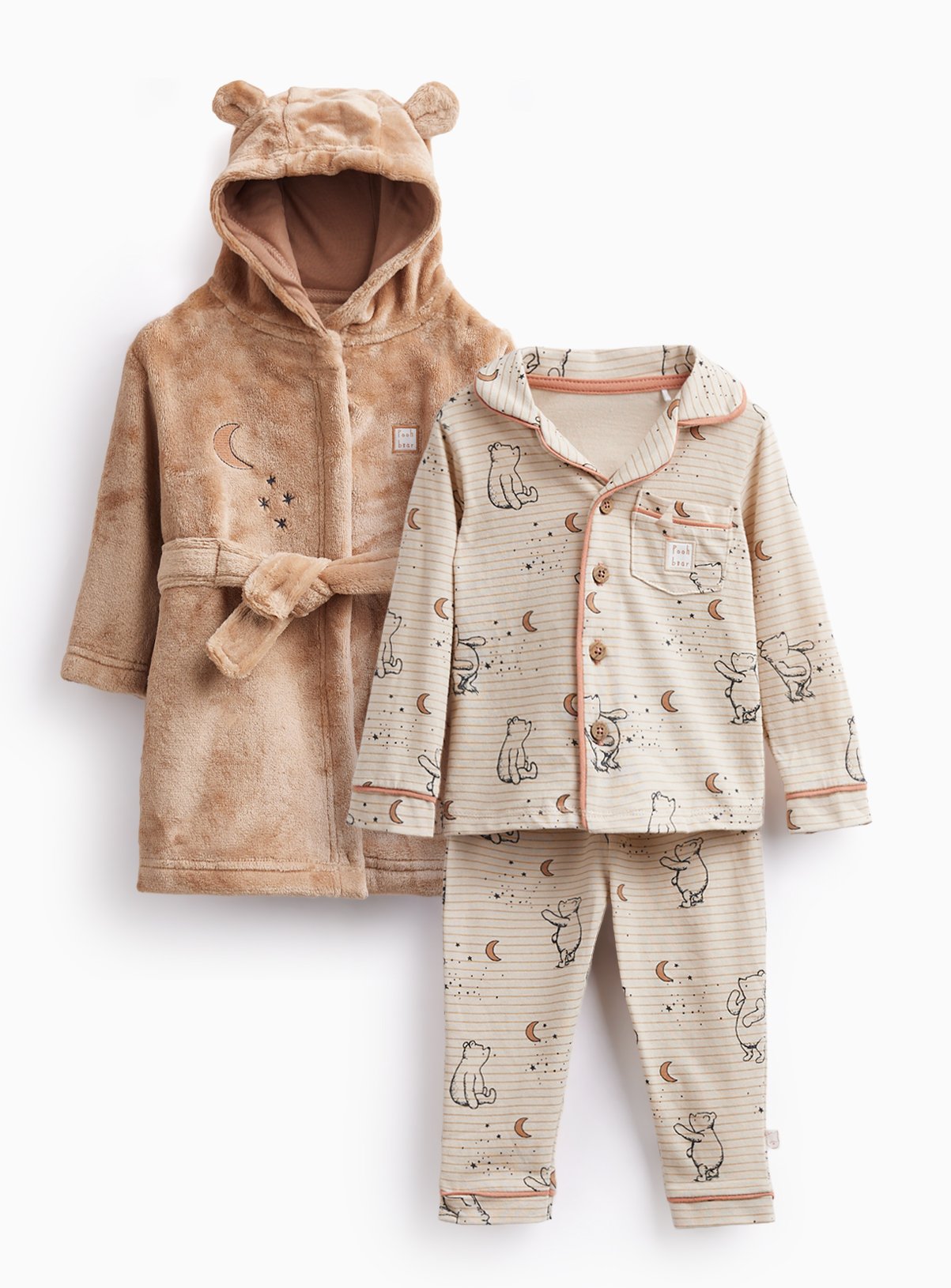 Bear Pyjama and Dressing Gown Set 18-24 months - Image 4 thumbnail