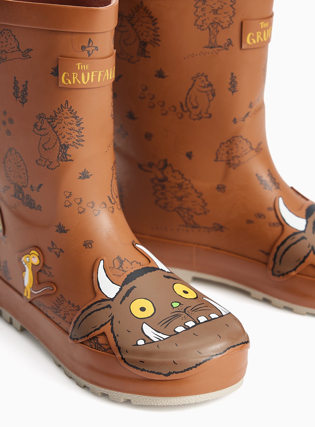 Brown Gruffalo Wellies 9 Infant - Image 3 thumbnail