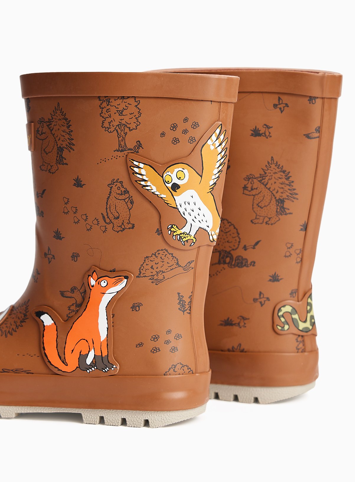 Brown Gruffalo Wellies 9 Infant - Image 4 thumbnail