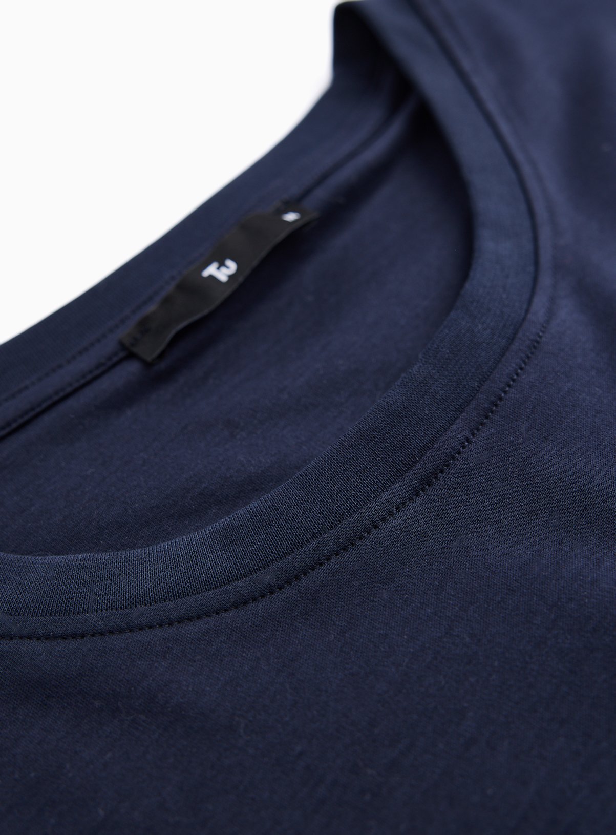 Navy Supima Cotton T Shirt XXXL - Image 4 thumbnail