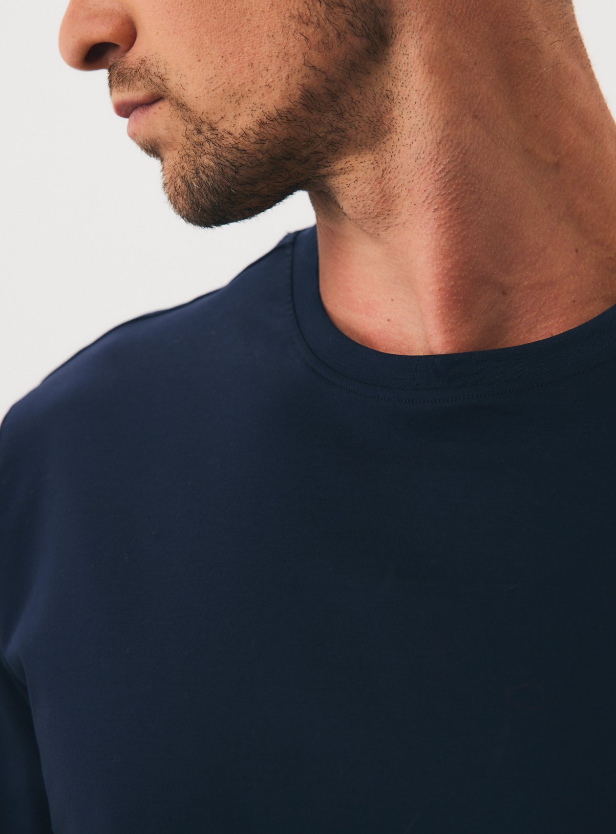 Navy Supima Cotton T Shirt XXXL - Image 5 thumbnail