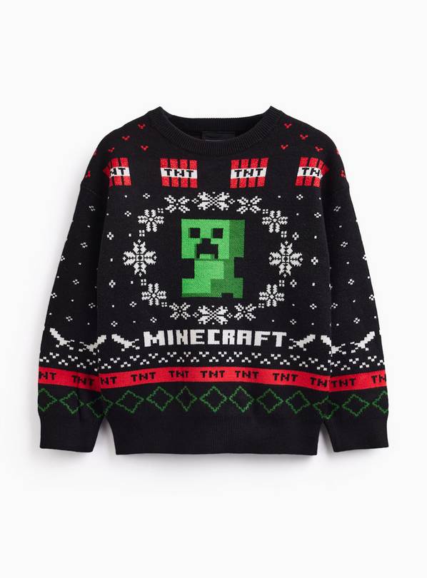 Minecraft Christmas Jumper 6 years