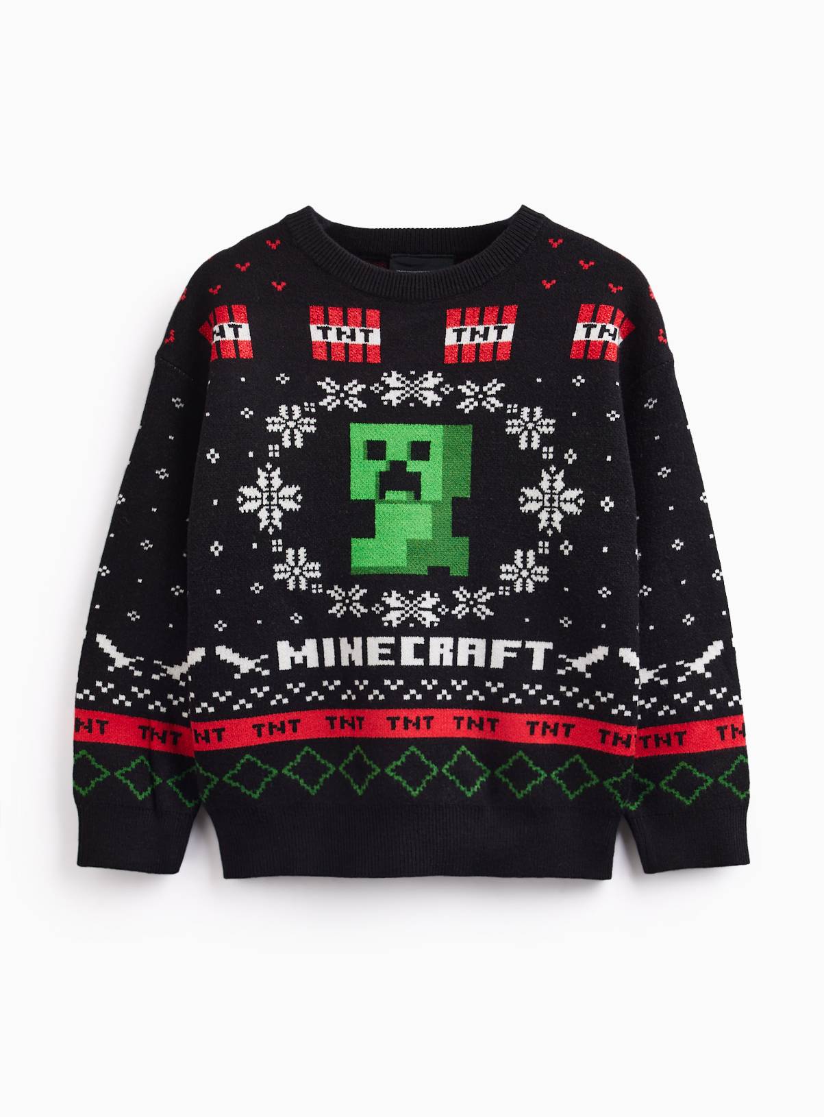 Minecraft Christmas Jumper 5 years - Image 1