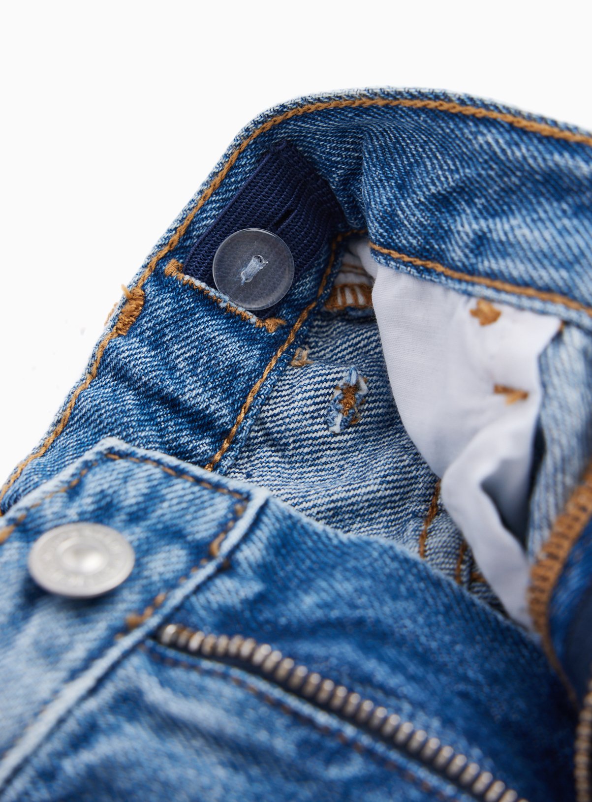 Blue Soft Pleat Denim Skirt 14 years - Image 2 thumbnail