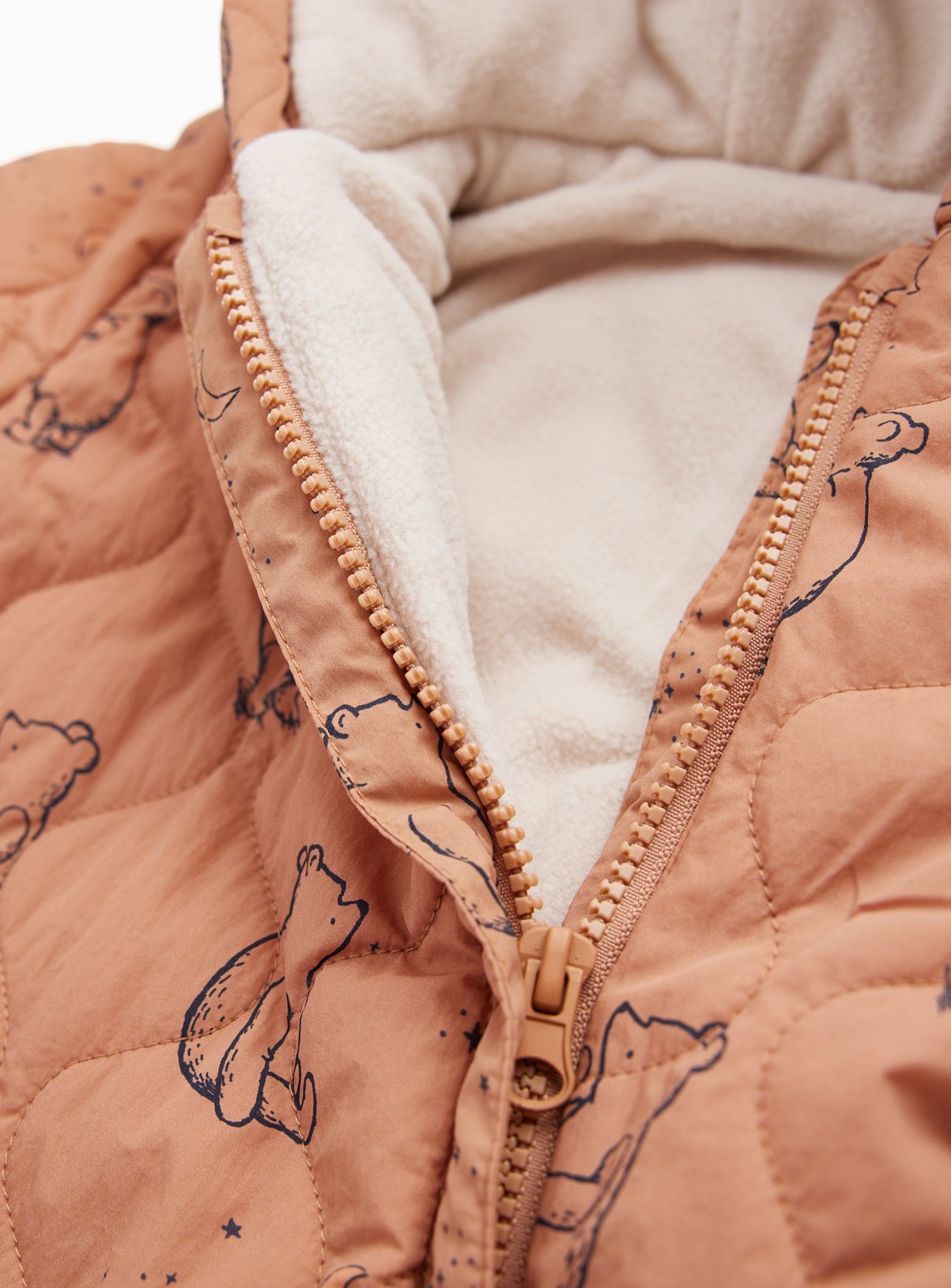 Winnie the Pooh Fleece-Lined Snowsuit 3-6 months - Image 2 thumbnail