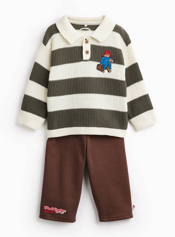 Paddington Striped Rugby Top & Trousers Set Up to 3 mths