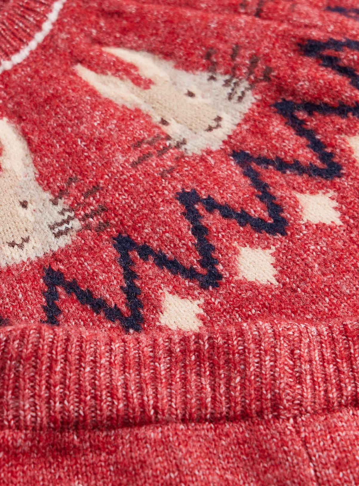 Red Beatrix Potter Christmas Knit Set 6-9 months - Image 2