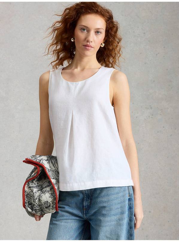 WHITE STUFF Paradise Linen Vest 8