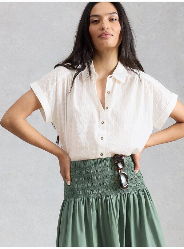 WHITE STUFF Orla Button Through Shirt 14