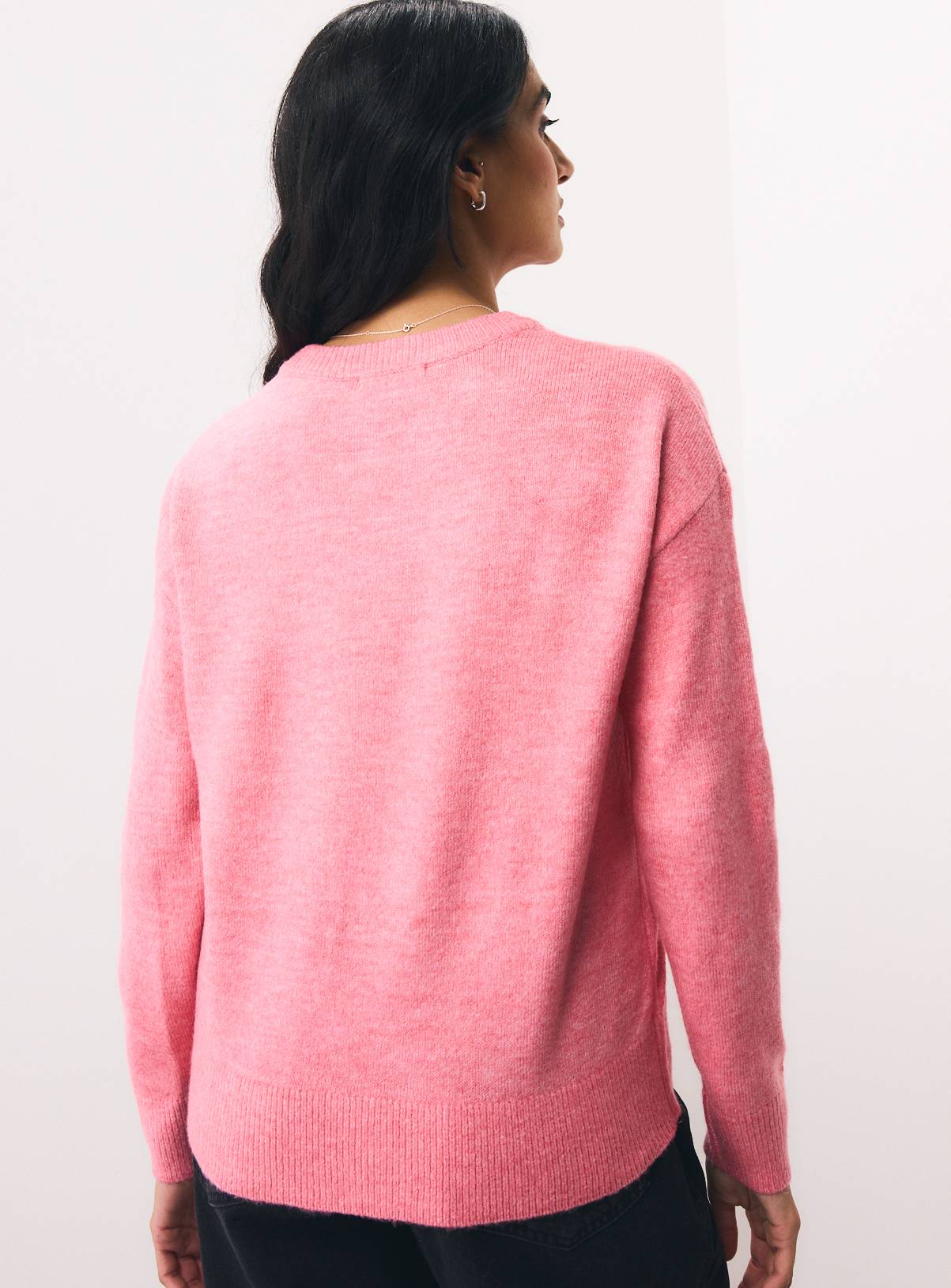 Christmas Pink Sausage Dog Jumper XS - Image 4