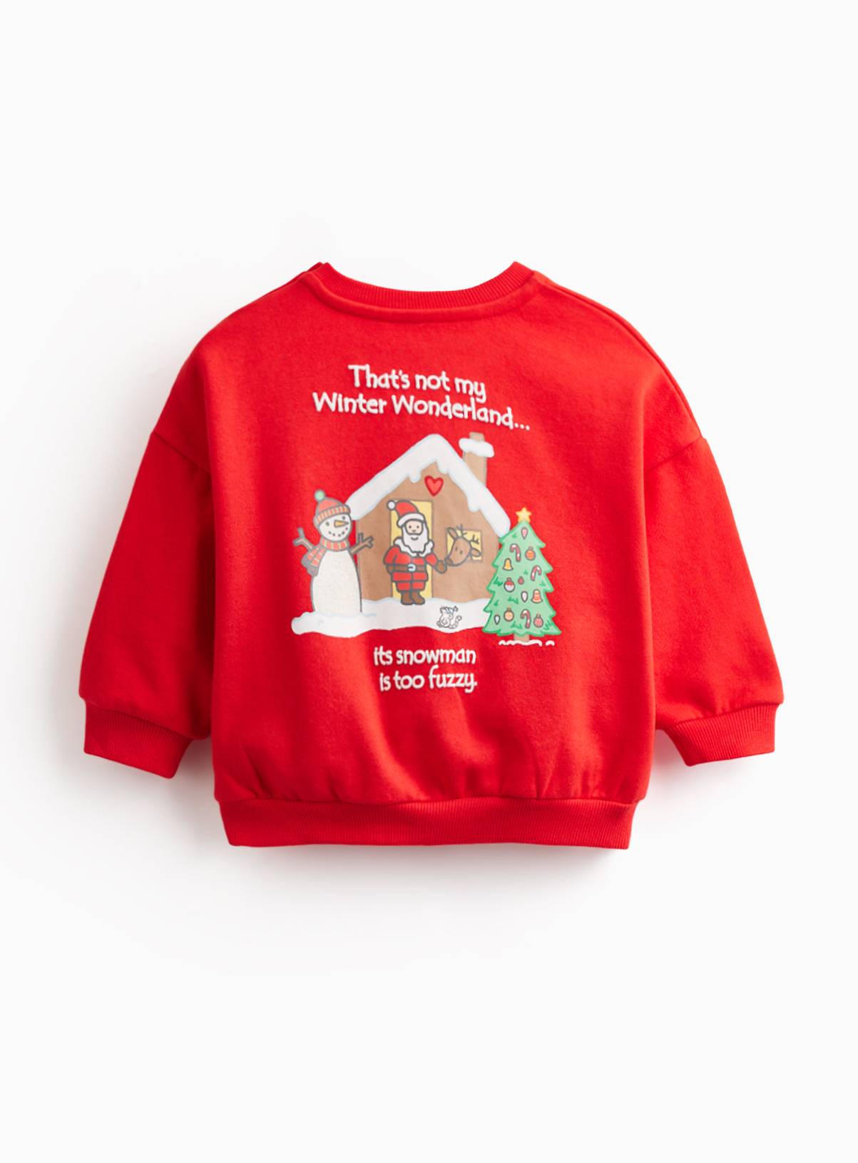 Christmas Snowman Sweatshirt and Jogger Set 12-18 months - Image 3