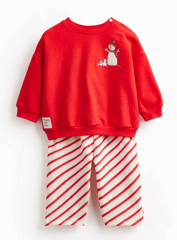 Christmas Snowman Sweatshirt and Jogger Set 12-18 months