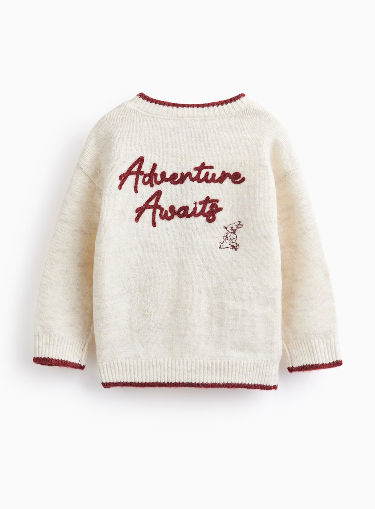 Beatrix Potter Peter Rabbit Christmas Cardigan 6-9 months - Image 2 thumbnail