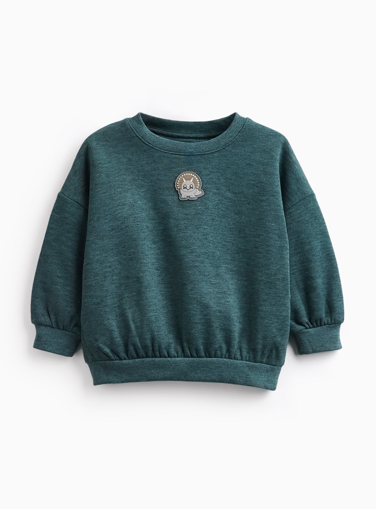 Teal Dino Logo Sweatshirt 7-8 years - Image 1 thumbnail