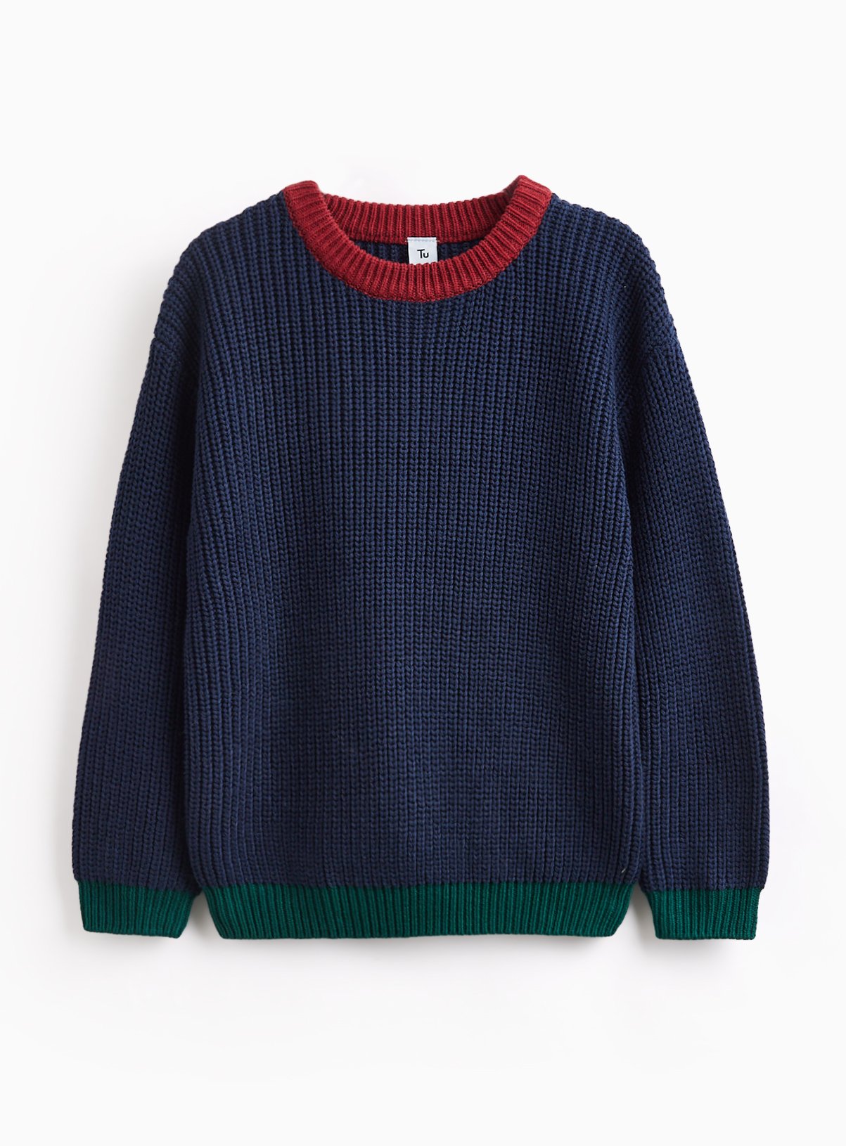 Navy Chunky Jumper 2-3 years - Image 1 thumbnail