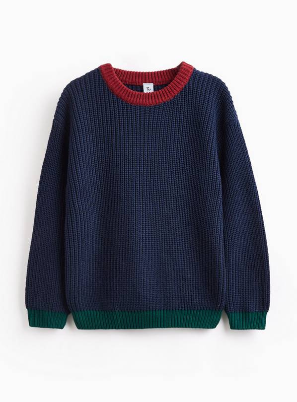 Navy Chunky Jumper 3-4 Years